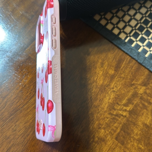 Velvet Caviar Sweet Cherry 🍒 iPhone 14pro Max case - Picture 6 of 7